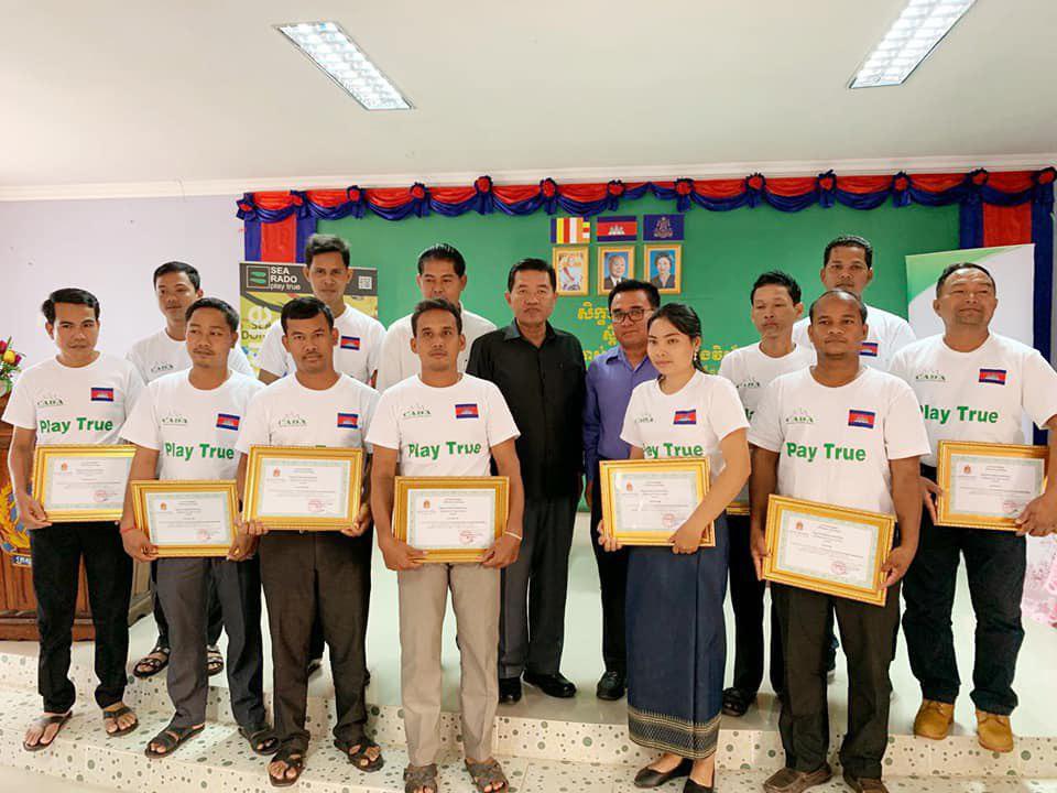 វគ្គបណ្តុះបណ្តាលស្តីពីការប្រឆាំងការប្រើប្រាស់សារធាតុដូប៉ា ក្នុងវិស័យកីឡា នៅខេត្តកោះកុង បានបញ្ចប់ដោយជោគជ័យ