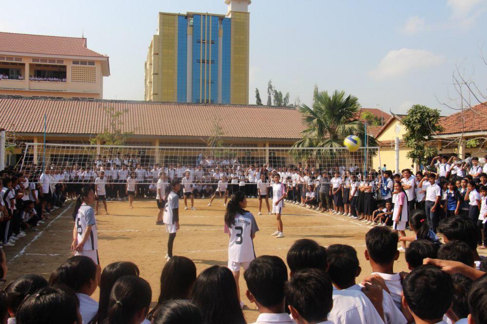 ការប្រកួតកីឡាសិស្សមធ្យមសិក្សាជ្រើសរើសជើងឯកប្រចាំខេត្តកណ្តាល ចាប់ផ្តើមប្រកួតជាផ្លូវការ