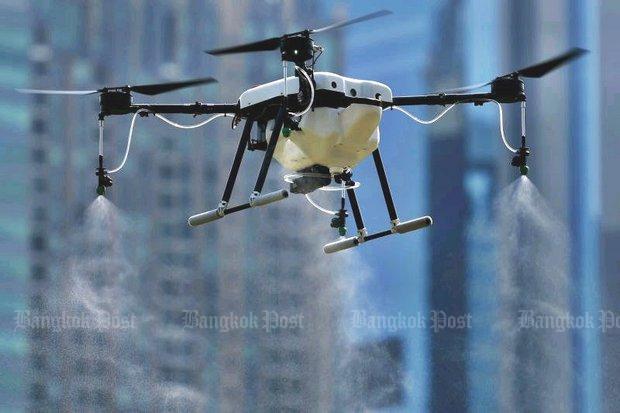 ថៃបន្តប្រើប្រាស់ Drone ទប់ស្កាត់ធូលីពុលដែលបានវាយប្រហាររាជធានី-ខេត្តមួយចំនួន ជាង២សប្តាហ៍មកហើយ
