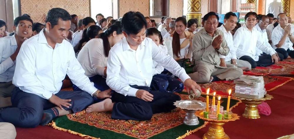 បច្ច័យជាង៨៣លានរៀល ពីអង្គកឋិនសាមគ្គីរបស់អាជ្ញាធរជាតិព្រះវិហារ បានវេរប្រគេនវត្តមរតកតេជោបុរីស្វរៈ ខេត្តព្រះវិហារ