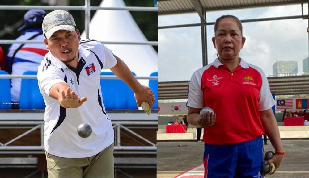អបអរសាទរកីឡាការិនី កែ ឡេង និងកីឡាករ សុខ ចាន់មាន ដណ្តើមបានមេដាយមាសពីវិញ្ញាសាវាយយកពិន្ទុក្នុងការប្រកួតកីឡាប៉េតង់អាស៊ីនៅទីក្រុងហាណូយ