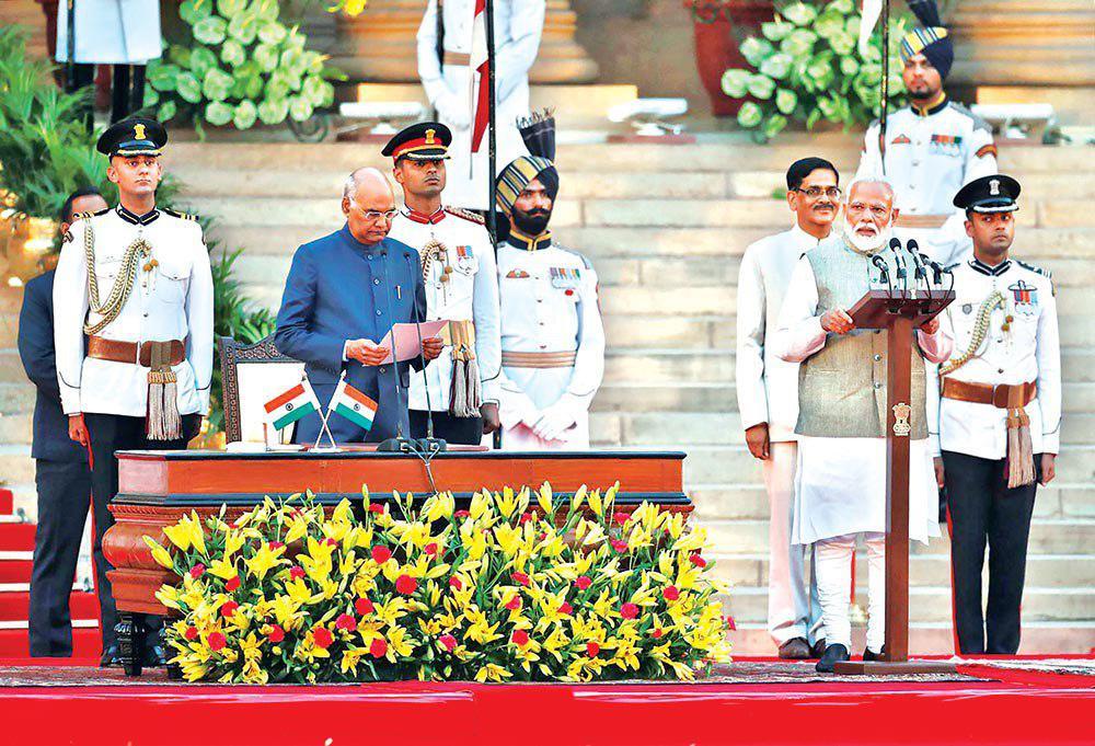 លោក Narendra Modi ស្បថបន្តចូលកាន់តំណែងជានាយករដ្ឋមន្រ្តីឥណ្ឌា សម្រាប់អាណត្តិទីពីរ