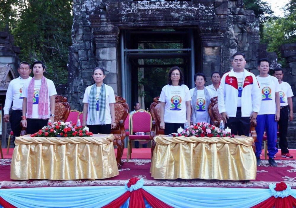 ក្រសួងទេសចរណ៍សហការជាមួយស្ថានទូតឥណ្ឌា រៀបចំ “ទិវាយោគៈអន្តរជាតិ លើកទី៦” នៅសៀមរាប ដោយជោគជ័យ
