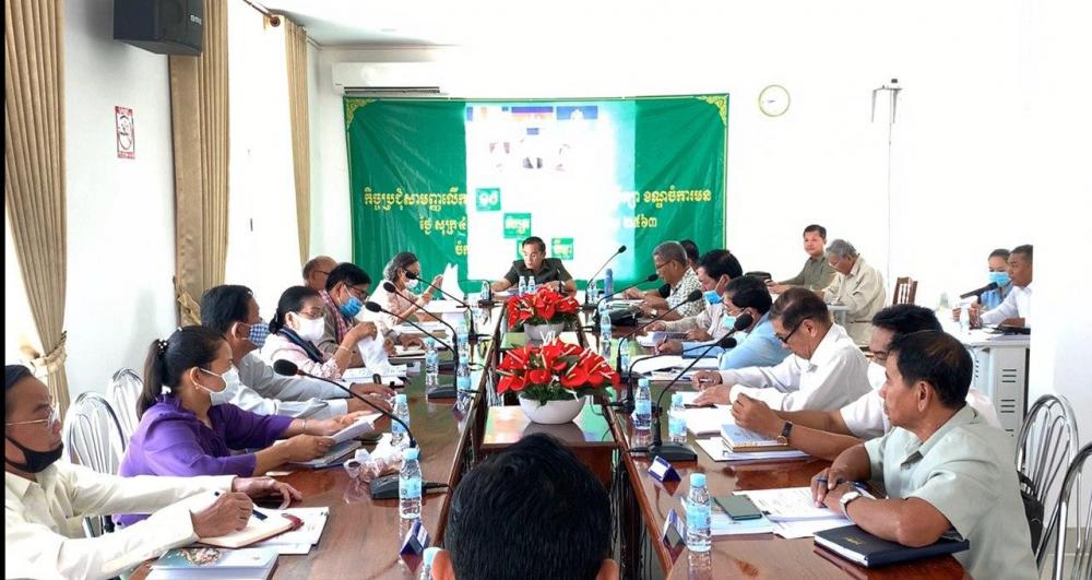 អភិបាលខណ្ឌចំការមន ប្រាប់ក្រុមប្រឹក្សាខណ្ឌពីវិធានការបង្ការ និងទប់ស្កាត់ការរីករាលដាលជម្ងឺ Covid 19 ក្នុងមូលដ្ឋាន