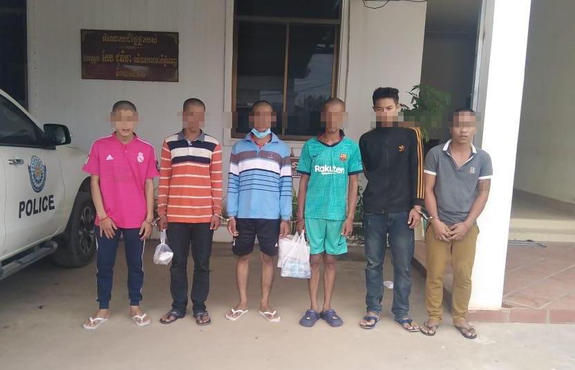 ជនសង្ស័យ៦នាក់ ត្រូវសមត្ថកិច្ចបញ្ជូនទៅតុលាការ