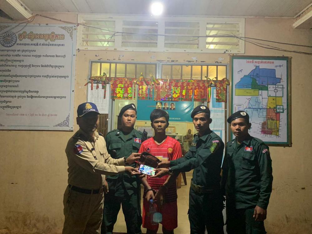 ព្រហ្មទណ្ឌកំរិតស្រាលប្រើរយះពេល០៥ថ្ងៃ ឃាត់ខ្លួនជនសង្ស័យលួចកាបូបឆ្លងខេត្តបានដោយជោគជ័យ