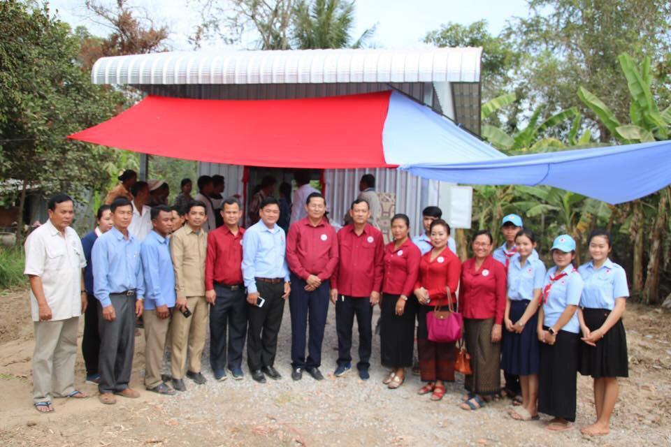 ផ្ទះទីប្រាំជាលំនៅឋានសម្យរម្យត្រូវបានសាខាកាកបាទក្រហមប្រគល់ជូនប្រជាពលរដ្ឋក្រីក្រនៅឃុំបន្ទាយនាង
