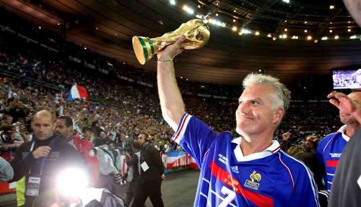 គ្រូបារាំង លោក Deschamps រីករាយពេលឃើញ Henry អតីតកីឡាករបាល់ទាត់បារាំង ក្នុងឋានៈគ្រូជំនួយរបស់ប៊ែលហ្សិក ក្នុងជំនួប បារាំង និង ប៊ែលហ្ស៊ិក នៅវគ្គពាក់កណ្តាលផ្តាច់ព្រ័ត្រ World Cup 2018នេះ