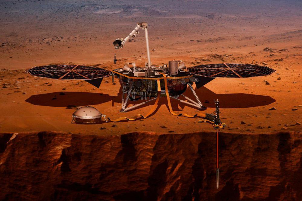 ឧបករណ៍ខួងដីដែល NASA បំពាក់នៅលើយានអវកាស InSight កំពុងគាំងលើភពអង្គារ