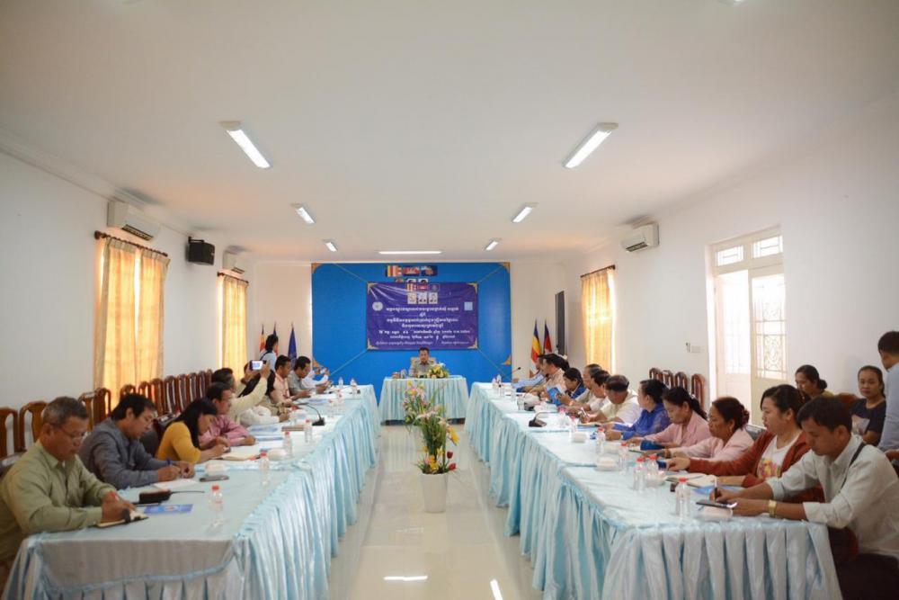 ខណ្ឌច្បារអំពៅបេីកវគ្គបណ្តុះបណ្តាលស្តីពីសៀវភៅប្រតិបត្តិគោល និងប្រព័ន្ធបច្ចេកវិទ្យាគ្រប់គ្រងព័ត៌មាន
