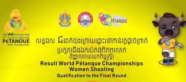 វីរ:កីឡាការិនី កែ ឡេង ត្រូវជួបជាមួយ កីឡាការិនី ឡាវ ដណ្តើមមេដាយមាស ក្នុងការប្រកួតកីឡាប៉េតង់ជើងឯកពិភពលោក នៅវេលាម៉ោង ១៣:៣០ រសៀលនេះនៅពហុកីឡដ្ឋានជាតិ