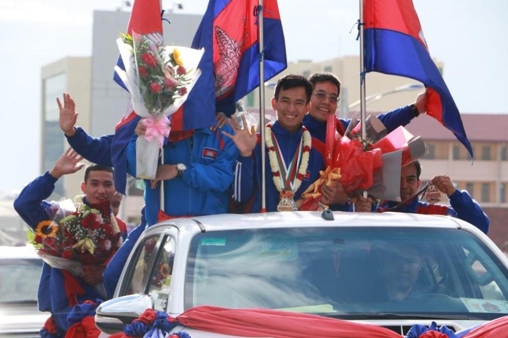 អត្តពលិកតេក្វាន់ដូ ITF ត្រឡប់មកវិញជាមួយមេដាយ៥គ្រឿង