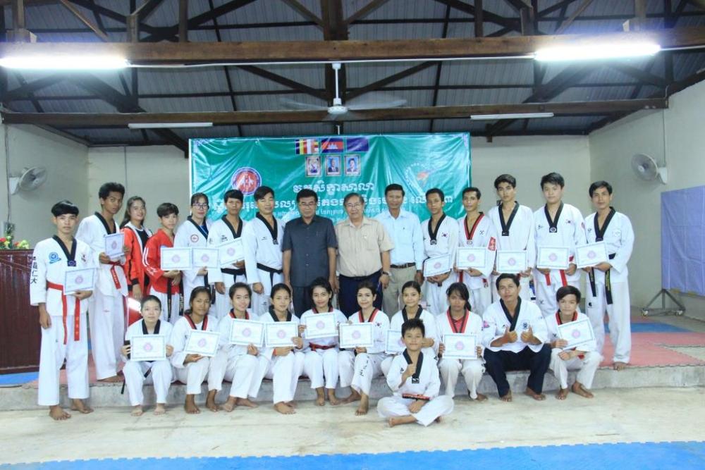 ប្រធានសមាគមកីឡាតេក្វាន់ដូ រាជធានីភ្នំពេញ ស្នើរអោយកីឡាករ កីឡាការិនី ធ្វើខ្លួនអោយក្លាយជាទំពាំងស្នងឬស្សីដ៏មានតម្លៃ និងមានគុណភាព
