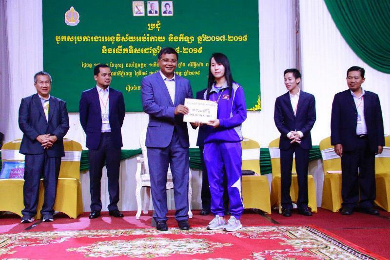 កីឡា៤ប្រភេទដែលឈ្នះមេដាយពីអន្តរជាតិ ទទួលបានប្រាក់រង្វាន់លើកទឹកចិត្តពីរាជរដ្ឋាភិបាលកម្ពុជា ជាង៤០០លានរៀល