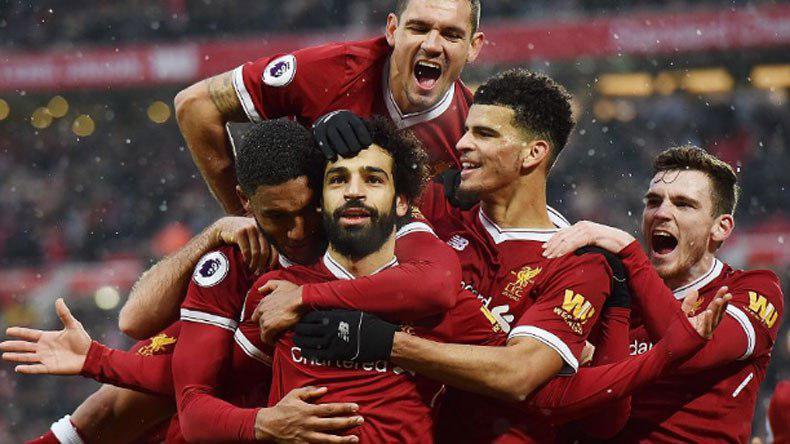 ១គ្រាប់របស់ Salah ធ្វើអោយក្លឹប ហង្សក្រហម Liverpool បន្តកាន់កាប់កំពូលតារាង