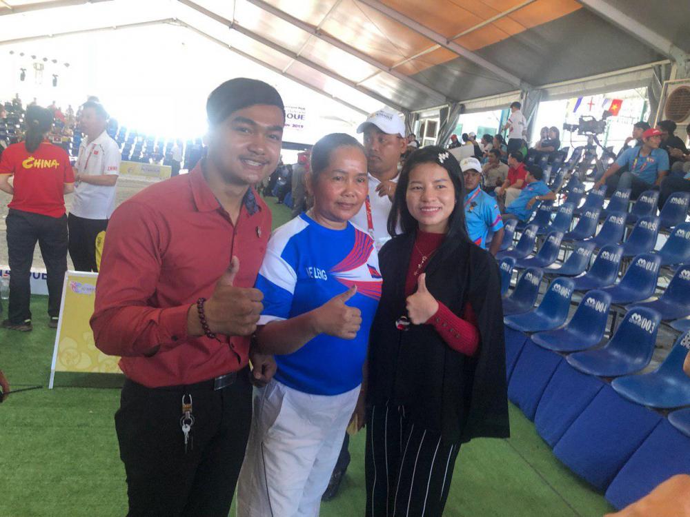 អបអរសាទរម្ចាស់មេដាយមាស៣ជំនាន់ កីឡាការិនី កែ ឡេង បានឡើងទៅវគ្គផ្តាច់ព្រ័ត្រ