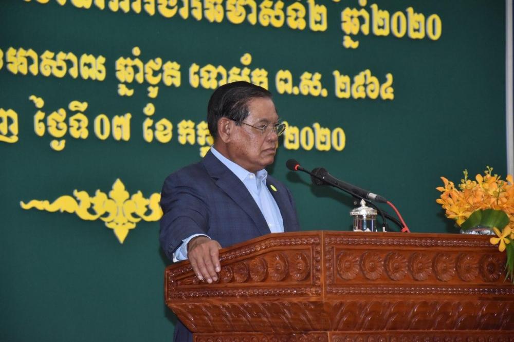 សម្តេចក្រឡាហោម ស ខេង ជម្រាបមក អភិបាលនៃគណៈអភិបាលខេត្ត និងជាប្រធានគណៈបញ្ជាការឯកភាពខេត្ត ជម្រុញការទប់ស្កាត់ ការកាប់រានទន្ទ្រានយកដី ដោយខុសច្បាប់ក្នុងតំបន់ការពារធម្មជាតិ