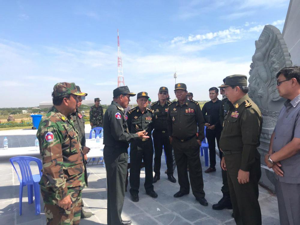 សម្តេចពិជ័យសេនា ទៀ បាញ់ ចុះត្រួតពិនិត្យការត្រៀមប្រាព្ធពិធីសម្ពោធវិមានឈ្នះ-ឈ្នះ