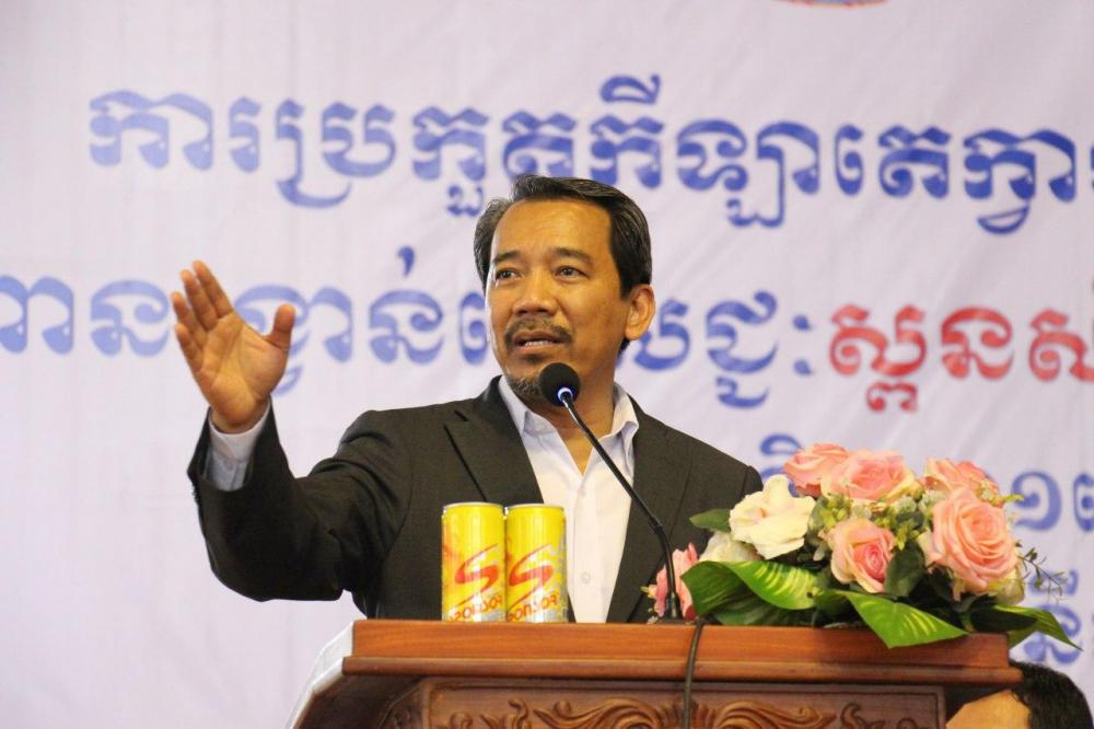 អគ្គលេខាធិការសហព័ន្ធកីឡាតេក្វាន់ដូ I T F ជំរុញអោយកីឡាករ កីឡាការិនី បន្តការហ្វឹកហាត់បង្កើនកម្លាំងឲ្យបានល្អ