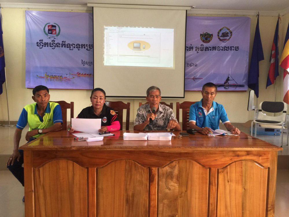 គ្រូបង្វឹក កីឡាករ កីឡាការិនីទូកចំនួន១១៤រូប មកពីខេត្តចំនួន០៦បានចូលរួមវគ្គ បណ្តុះបណ្តាល ហ្វឹកហ្វឺនកីឡាទូកប្រពៃណី ទូកនាគ កានូកាយ៉ាក់