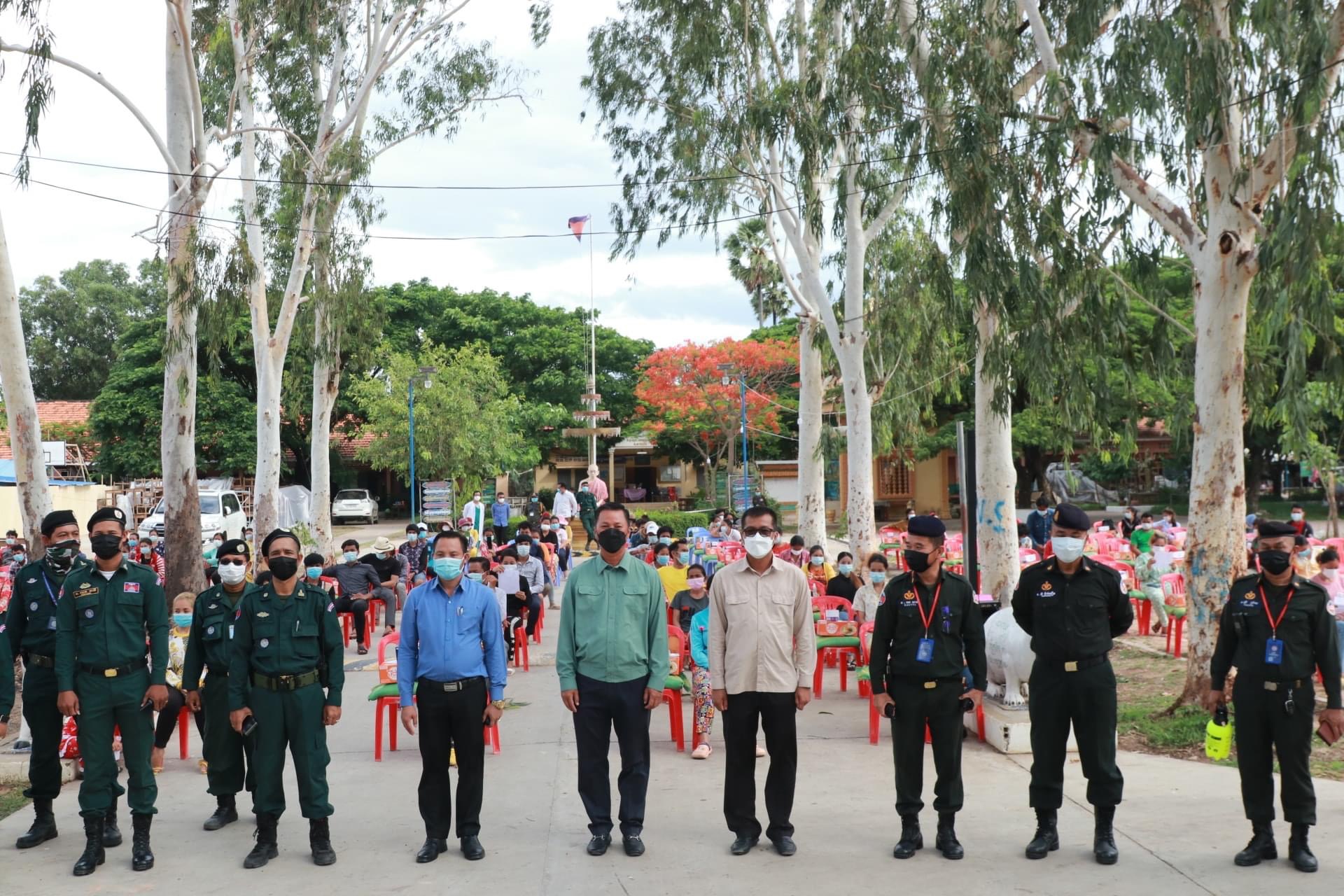 កម្មករ កម្មការិនីចំនួន១១២នាក់ នៅស្រុកអង្គស្នួល ខេត្តកណ្តាល បានជាសះស្បើយពីជំងឺកូវីដ-១៩
