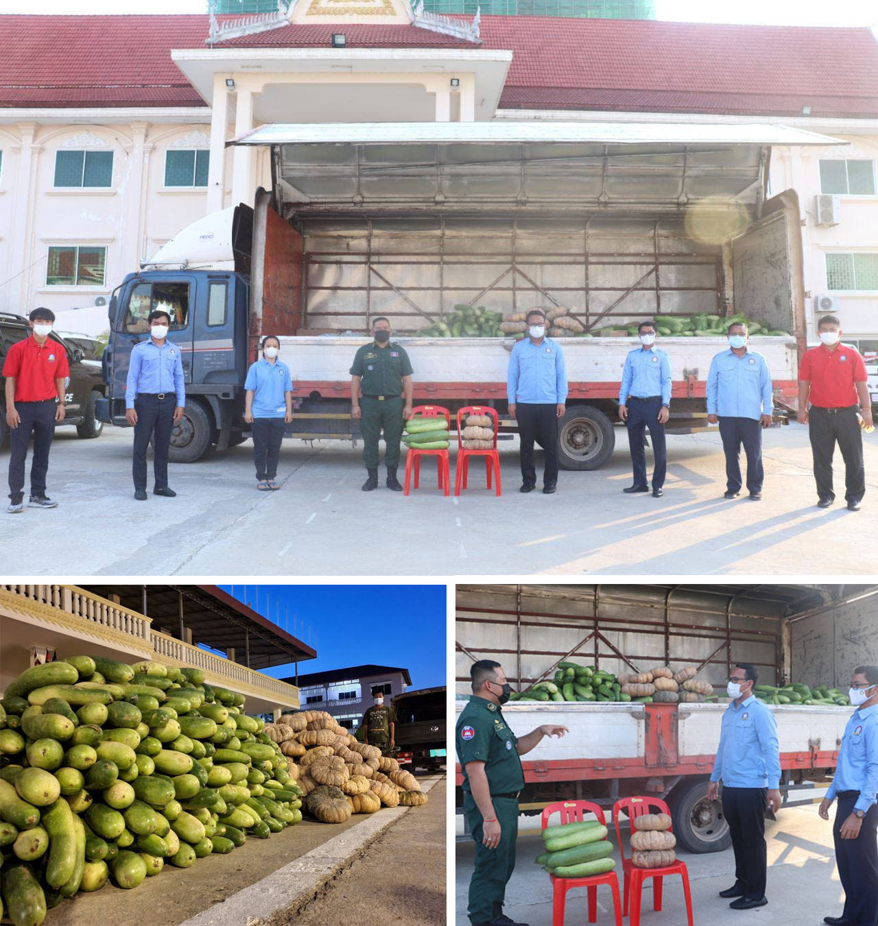 ឯកឧត្តហ៊ុន ម៉ានី ឧបត្ថម្ភស្បៀងអាហារដល់កងកម្លាំងជួរមុខ ដែលកំពុងប្រចាំការ តាមគ្រប់គោលដៅក្នុងភូមិសាស្ត្រ រាជធានីភ្នំពេញ និងគោលដៅចាក់វ៉ាក់សាំងនានា