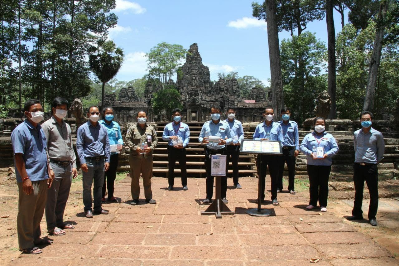 អាជ្ញាធរជាតិអប្សរា ពង្រឹងវិធានការសុខាភិបាលសម្រាប់ភ្ញៀវទេសចរចូលទស្សនាតាមប្រាសាទនានាក្នុងតំបន់អង្គរ
