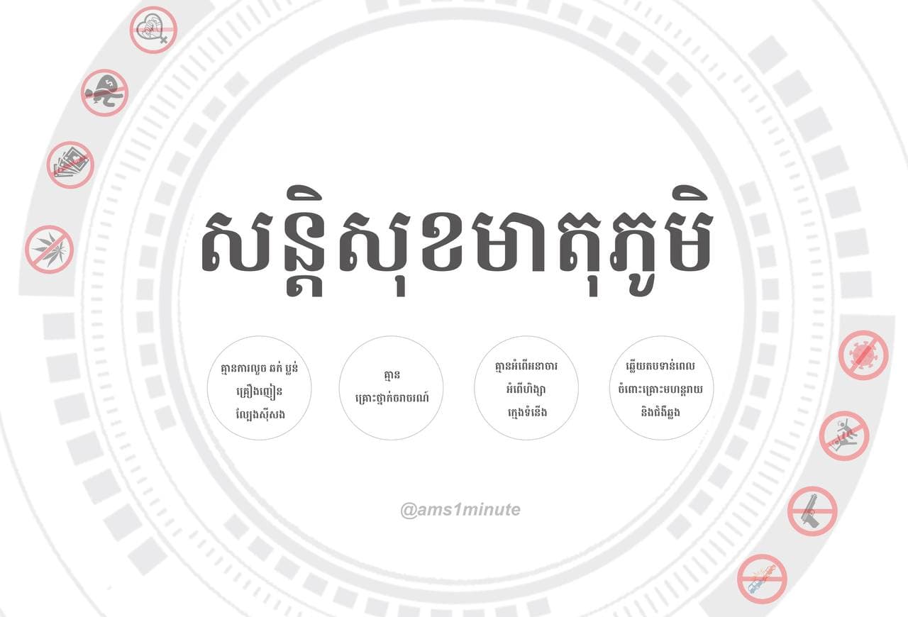 របាយការណ៍សន្តិសុខមាតុភូមិ ប្រចាំថ្ងៃទី៨ ឧសភា ២០២១