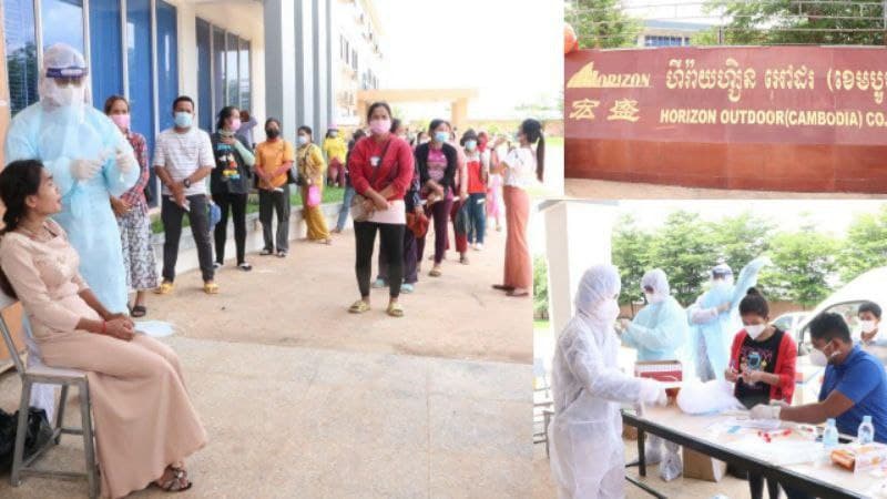 ការផ្ទុះជំងឺកូវីដ-១៩ ចំនួន ២០នាក់ នៅក្នុងរោងចក្រ ហីរ៉ាយហ្សិន អៅដរ ខេមបូឌា ក្នុងស្រុកកំពង់ត្រឡាច ខេត្តកំពង់ឆ្នាំងអាចនាំមកនៅហានិភ័យខ្ពស់