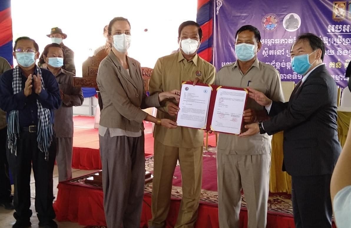 ជប៉ុនប្រគល់ទទួលអគារទីទួលសុវត្ថិភាព មួយសម្រាប់ជួយសង្គ្រោះប្រជាពលរដ្ឋ ដែលរងគ្រោះដោយទឹកជំនន់ នៅខេត្តកំពង់ធំ