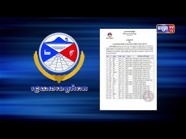 ខេត្តកំពត រកឃើញអ្នកឆ្លងថ្មីចំនួន៥៥នាក់ (Video Inside)