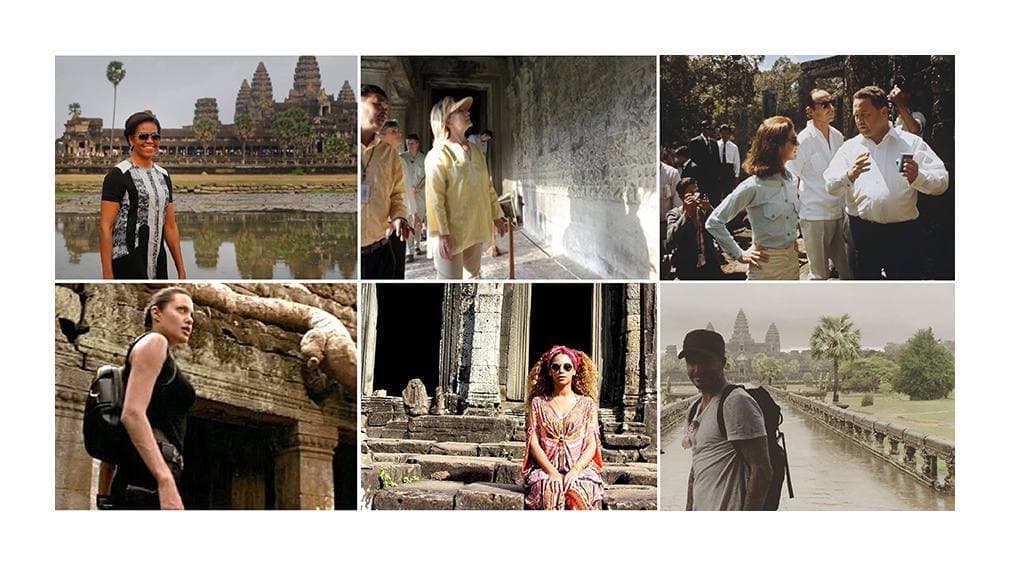 ក្រសួងទេសចរណ៍បង្ហាញពីបុគ្គលល្បីៗលើពិភពលោក ដែលបានមកទស្សនាប្រាសាទអង្គរវត្ត 🇰🇭