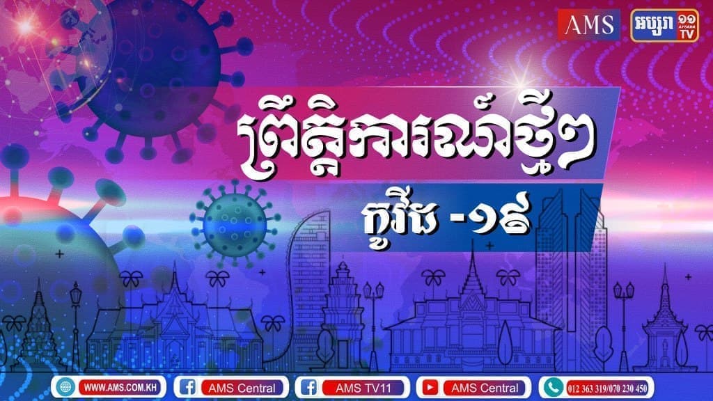 ព្រឹត្តិការណ៍ថ្មីៗ ប្រចាំថ្ងៃទី ២០ មិថុនា ២០២១
