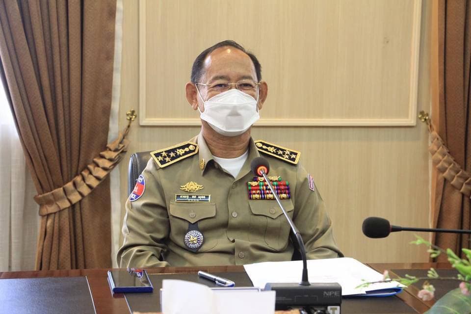 ឯកឧត្តម នាយឧត្តមសេនីយ៍ កង សុខន អញ្ជើញទទួលជួបសម្តែងការគួរសម និងពិភាក្សាការងារជាមួយគណៈប្រតិភូ តំណាងក្រសួងសន្តិសុខសាធារណៈចិន
