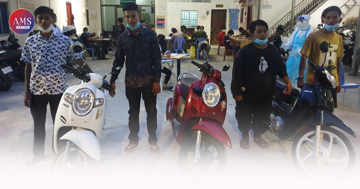នគរបាលខណ្ឌឬស្សីកែវ ស្រាវជ្រាវឃាត់ខ្លួនជនសង្ស័យ ៤នាក់ ជាបន្តបន្ទាប់ ពាក់ព័ន្ធ ករណី ធាក់ជនរងគ្រោះគំរាមយកម៉ូតូ