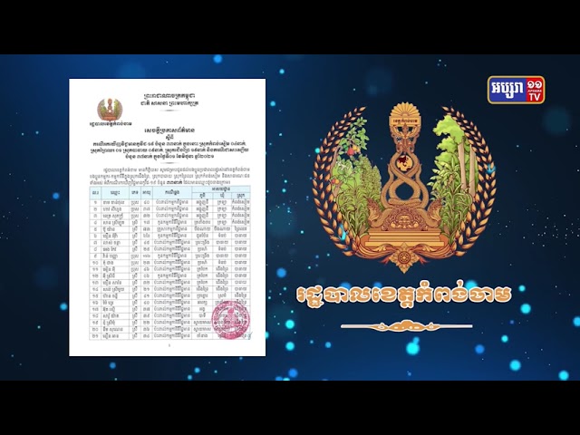 ខេត្តកំពង់ចាម រកឃើញអ្នកឆ្លងថ្មី៣៣នាក់ (Video Inside)
