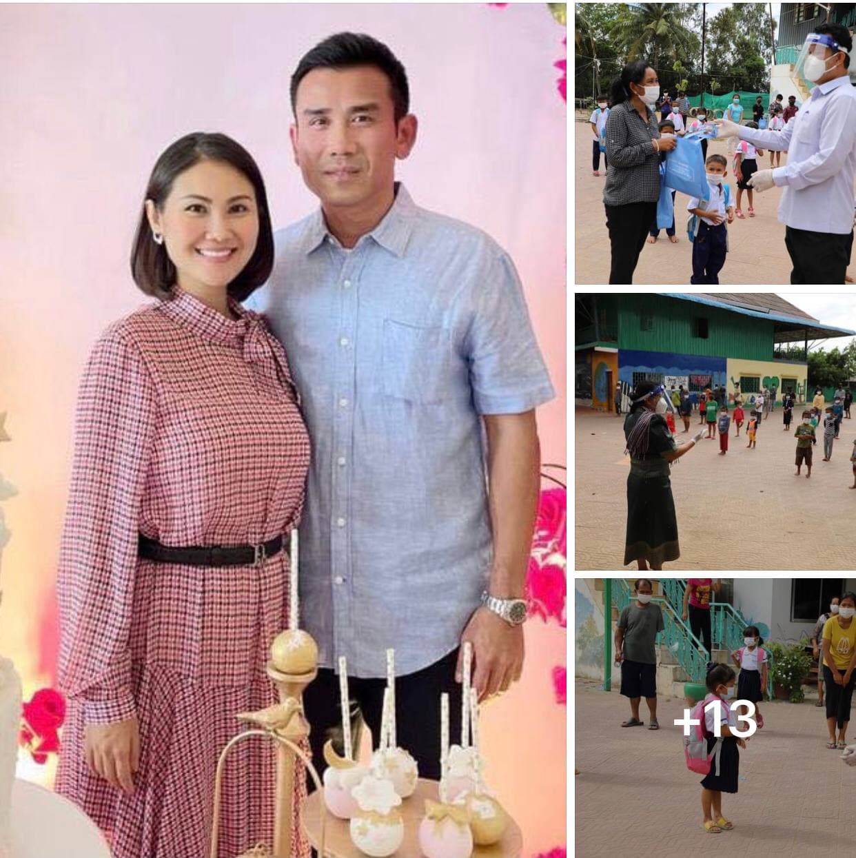 កុមារកំព្រាក្នុងមណ្ឌលមែកឈើ ទទួលអំណោយមនុស្សធម៌ពីឯកឧត្តម ឌី វិជ្ជា និងលោកជំទាវ ហ៊ុន ម៉ាណា