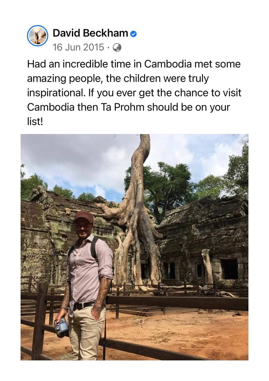 ប្រសិនបើអ្នកមានឱកាសទៅទស្សនាកម្ពុជា កុំភ្លេចប្រាសាទតាព្រហ្ម 🇰🇭❤️