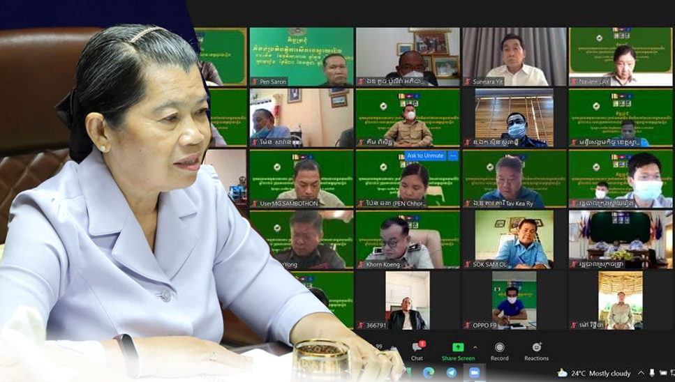 លោកជំទាវ ម៉ែន សំអន ផ្តល់អានុសាសន៍ ៦ចំណុច ដល់ក្រុមការងាររាជរដ្ឋាភិបាលចុះមូលដ្ឋានខេត្តស្វាយរៀង