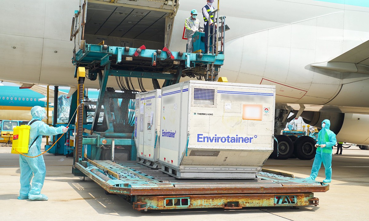 វៀតណាមទទួលបានវ៉ាក់សាំង AstraZeneca ជាង១.២លានដូសទៀត
