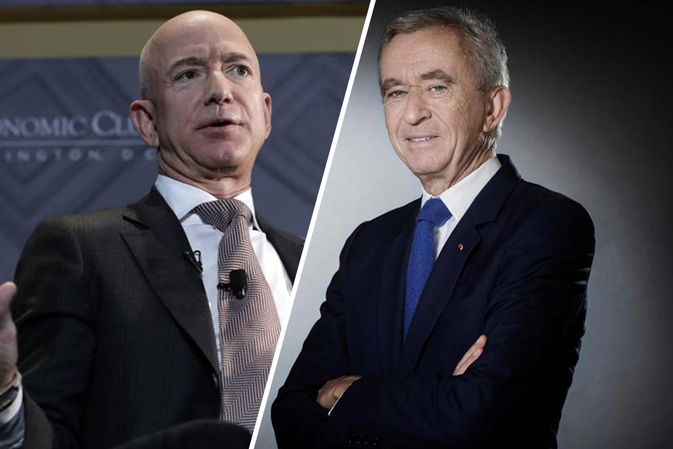 លោក Bernard Arnault ទម្លាក់លោក Jeff Bezos ក្លាយជាកំពូលមហាសេដ្ឋីលេខ១នៅលើពិភពលោក