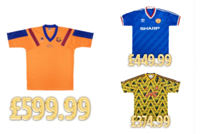 អាវកីឡាចាស់ៗរបស់ក្រុម Napoli និង Barcelona មានតម្លៃបំផុត ក្នុងចំណោមក្រុមទាំង១០ នៅអ៉ឺរុប