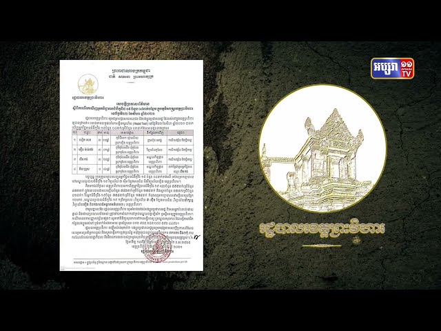 ខេត្តព្រះវិហារ ឆ្លងថ្មី៤នាក់ (Video Inside)