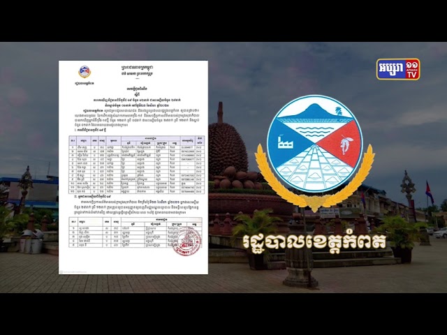 ខេត្តកំពត ឆ្លងថ្មី១២នាក់ និងស្លាប់១នាក់ (Video Inside)