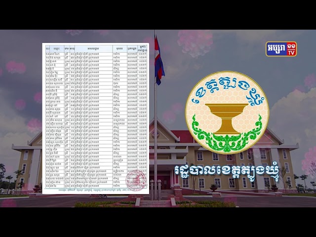 ខេត្តត្បូងឃ្មុំ ឆ្លងថ្មី៨៣នាក់ និងស្លាប់១នាក់ (Video Inside)