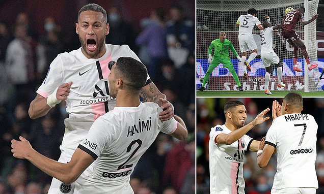 Achraf Hakimi រកបាន២គ្រាប់ម្នាក់ឯងជួយ Paris St-Germain បន្តឈ្នះនៅ Ligue 1
