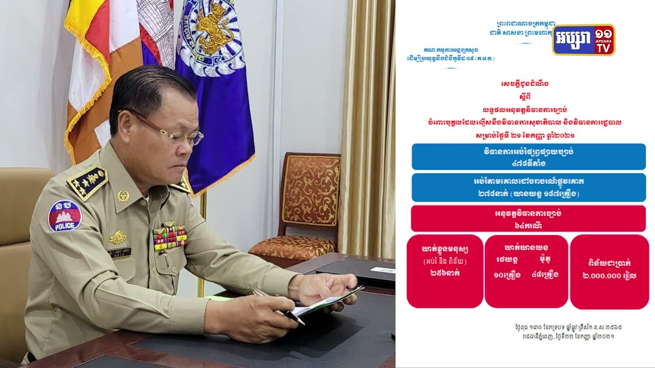 ឃាត់មនុស្ស២៥៦នាក់ ក្នុង២៤ម៉ោងចុងក្រោយនេះ (Video Inside)