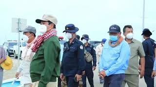 គណៈកម្មាធិការគ្រប់គ្រងគ្រោះមហន្តរាយ បន្តចុះពិនិត្យតាមដាន ស្ថានភាពទឹកជំនន់នៅបន្ទាយមានជ័យ (មានវីដេអូ)