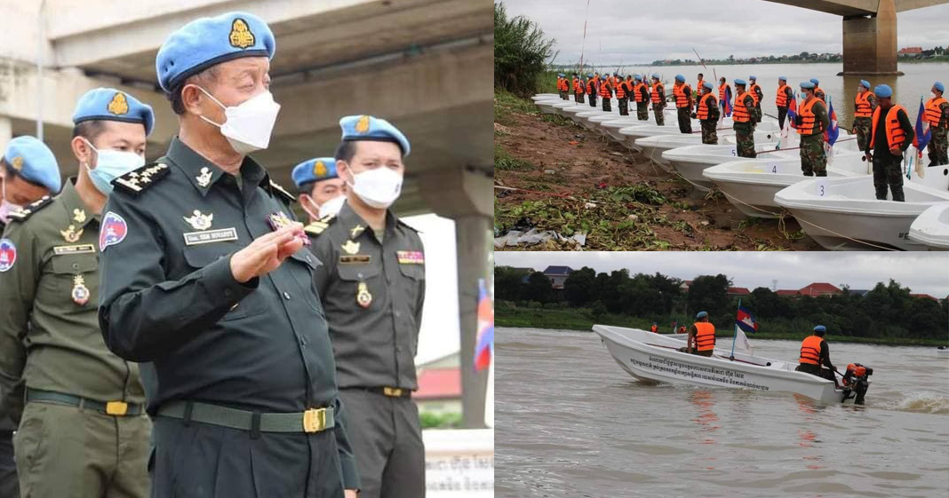 ទាហានមួកខៀវ ចំនួន ៣៧នាក់ ហ្វឹកហ្វឺនសង្គ្រោះគ្រោះមហន្តរាយមុនចេញបេសកកម្ម