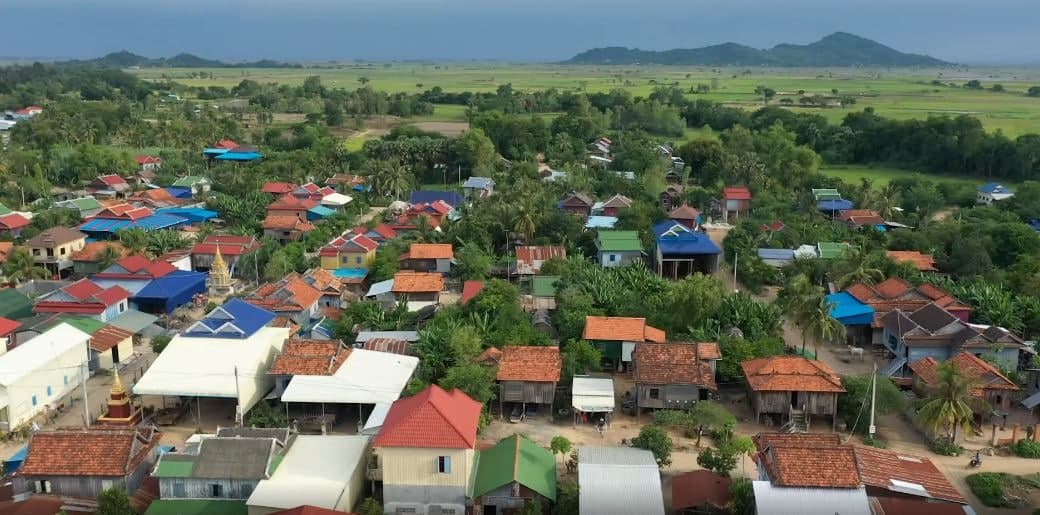 ភូមិឋាននៅស្រុកអង្គរបុរី ខេត្តតាកែវ 🏡🍃⛰
